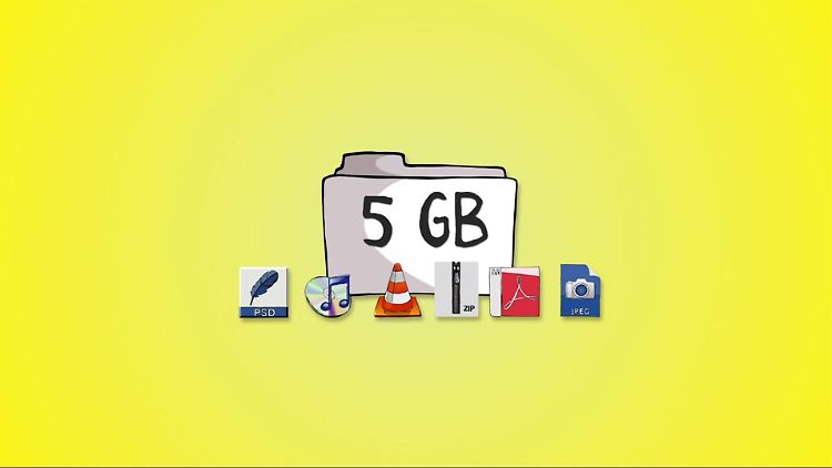 Spezialdienste wie Wesendit verschicken bis zu 5 Gigabyte große Dateien kostenlos.