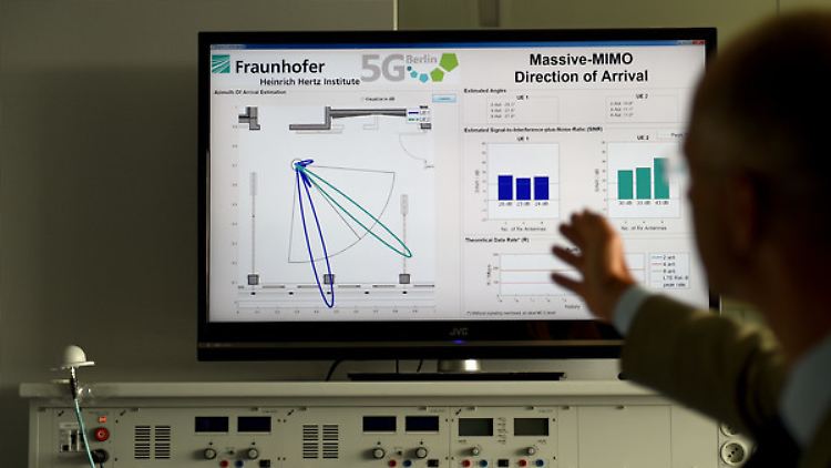 Auch am Fraunhofer Heinrich-Hertz-Institut wird in Sachen 5G geforscht.