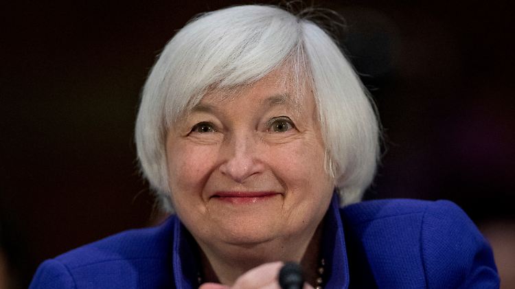 Guter Dinge: Die Kritik des neuen Präsidenten ignorierte Yellen bisher. 