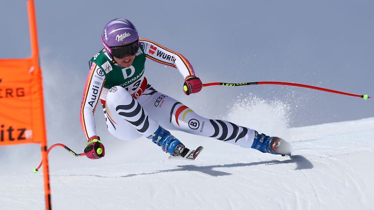 Voll auf Angriff: Viktoria Rebensburg möchte St. Moritz doch noch mit einer Medaille verlassen.