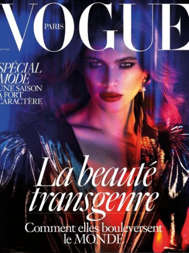 Im März ziert das Cover der französischen "Vogue" ein Transgender-Model.