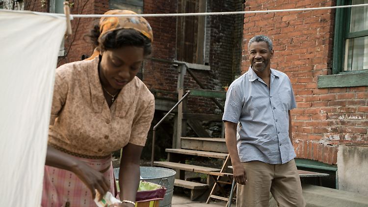 Viola Davis und Denzel Washington in "Fences".