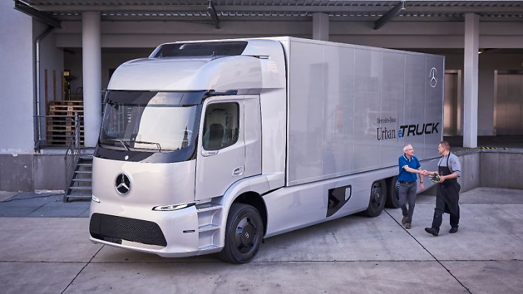 Bereits 2020 soll der Elektro-Lkw von Mercedes in Serie gehen.