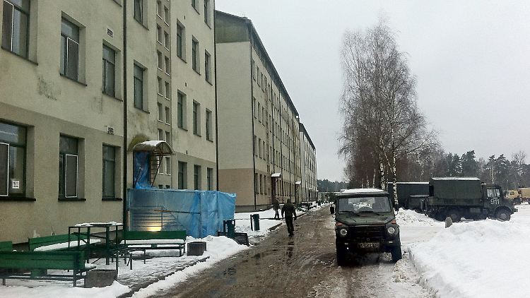 Der Stützpunkt der Bundeswehr in Rukla: Unweit von hier soll die Vergewaltigung passiert sein. 