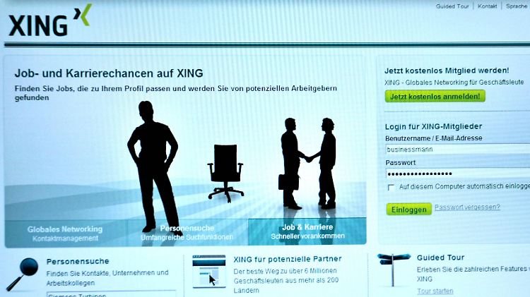 Bei Xing liest womöglich auch der aktuelle Arbeitgeber mit.