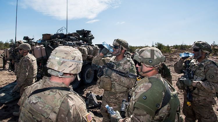 Finnland hält gemeinsame Militärübungen mit US-Truppen ab, wie hier im vergangenen Jahr.