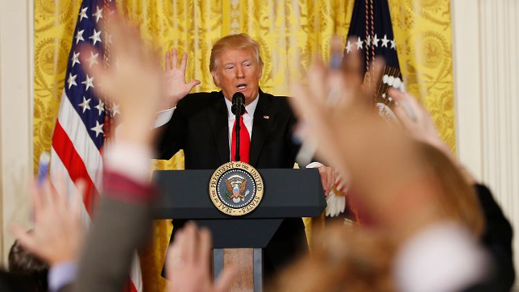 Trump tut sich derzeit vor allem durch unzählige Lügen hervor.
