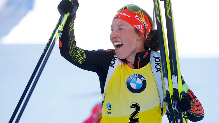 Laura Dahlmeier schafft historisches und feiert ihr fünftes Gold bei einer Weltmeisterschaft.