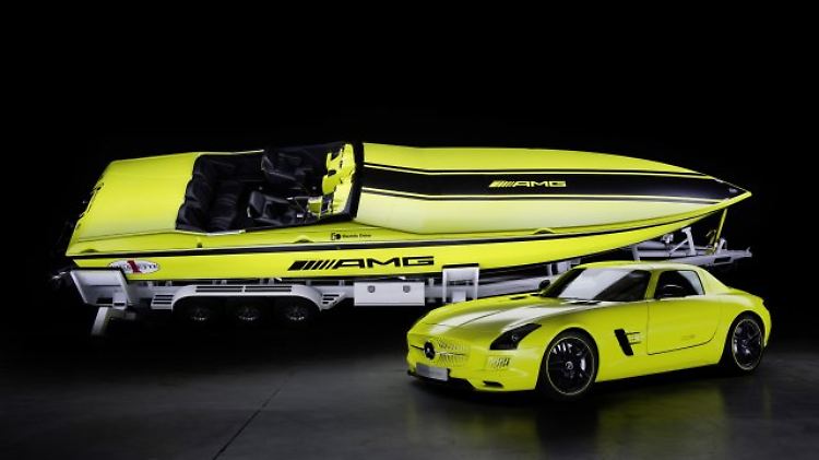 AMG und Cigarette Racing haben bereits eine handvoll Boote gemeinsam aufgebaut, wie etwa 2013 das Electric Drive.