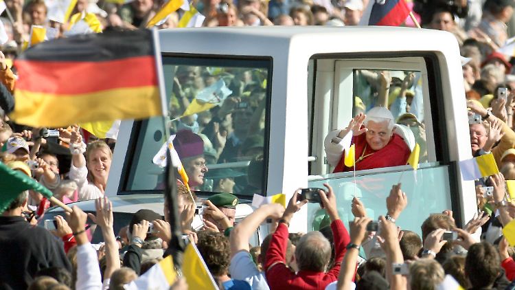 Papst Benedikt im September 2009 in Regensburg. 