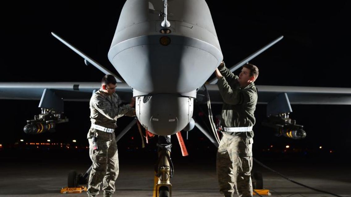 Drohne vom Typ MQ-9 Reaper.