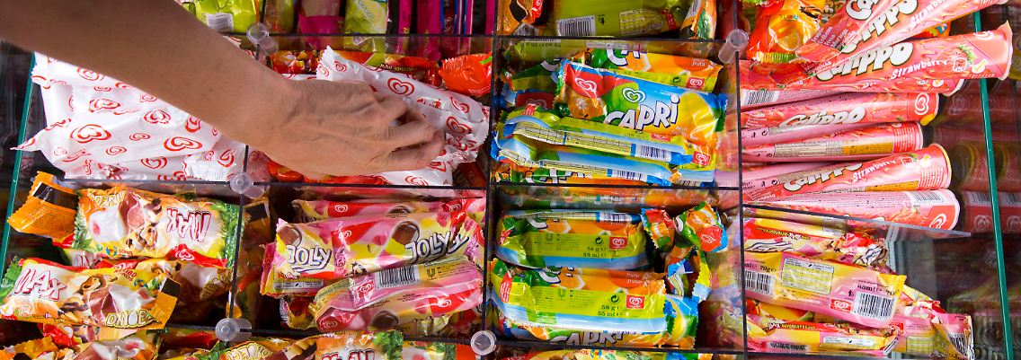 Eis der Marke Langnese gehört ebenfalls zum Sortiment von Unilever.