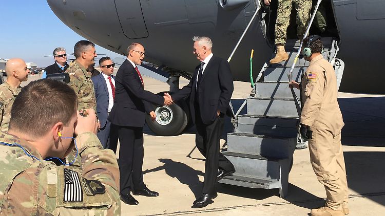 Mattis kam unangekündigt in Bagdad an.