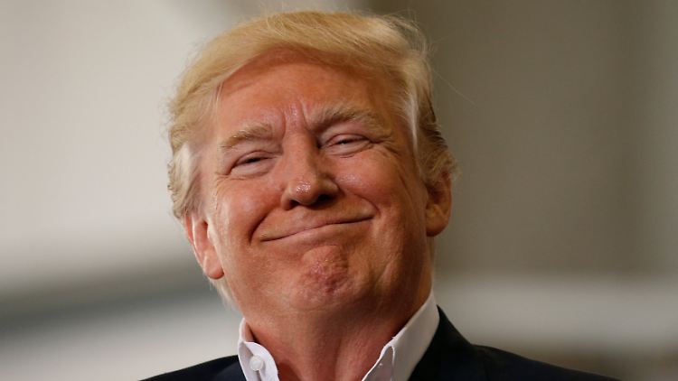 Donald Trump am Samstag bei einer Kundgebung in Melbourne, Florida.