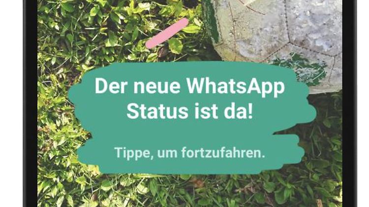 Der neue Whatsapp-Status ist unterwegs.
