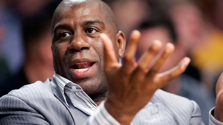 Basketball-Urgestein Magic Johnson soll die Lakers wieder auf Kurs bringen. 