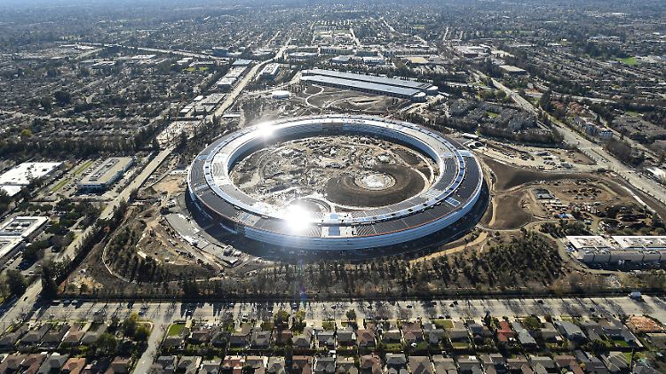 Apples neue Zentrale sieht aus wie ein Donut, der in einem Vorort gelandet ist.