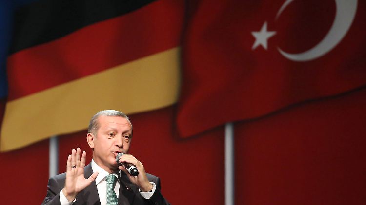 Präsident Recep Tayyip Erdogan sprach bereits 2014 in Köln zu der Gemeinschaft der Deutsch-Türken.