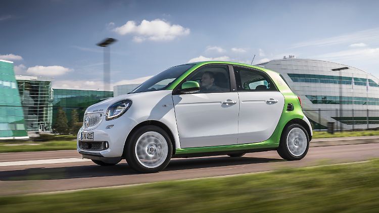 Selbst mit vier Türen bleibt der Smart ein Smart. Das gilt auch für den forfour electric drive.