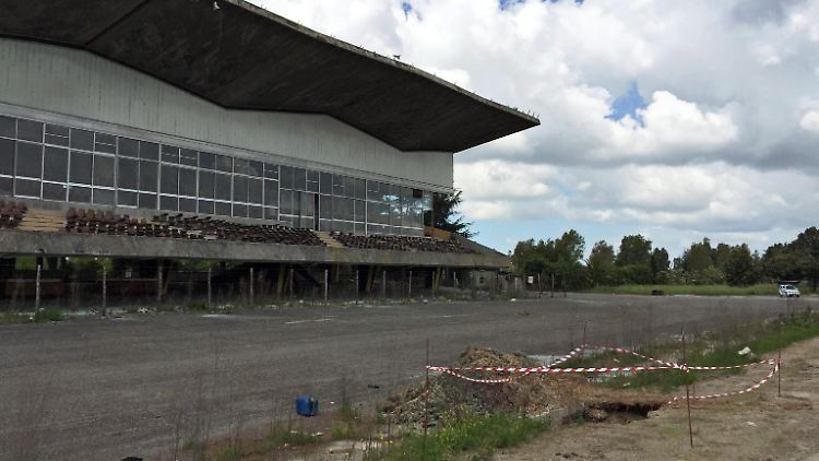 Anspruch und Wirklichkeit klaffen auseinander: Hier soll das neue Stadion entstehen.