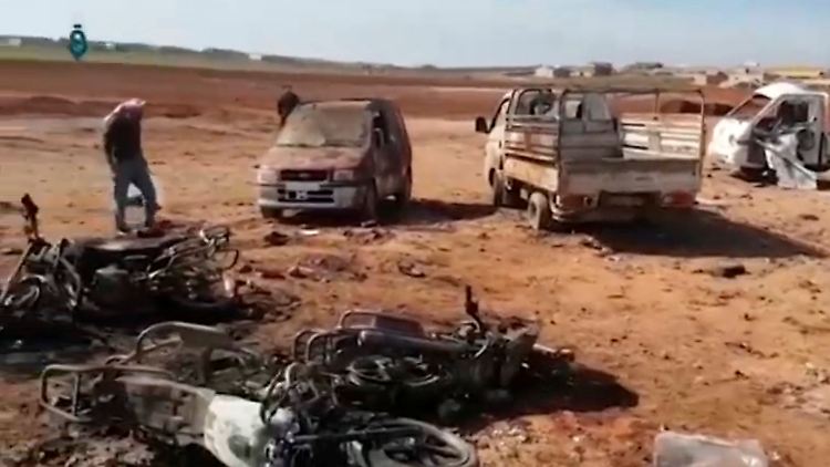 Nahe der vom IS befreiten Stadt Al-Bab starben am Freitag mehr als 70 Menschen bei einem Anschlag.