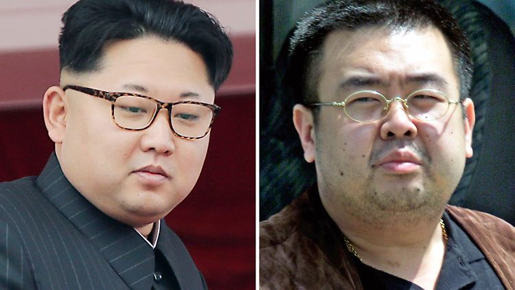 Kim Jong Nam (rechts) setzte sich 2013 nach Malaysia ab, nachdem sein Halbbruder Kim Jong Un seinen Onkel Jang Song Taek hinrichten ließ.