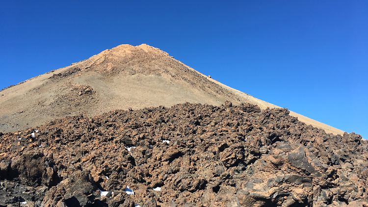 Der Vulkan Teide.