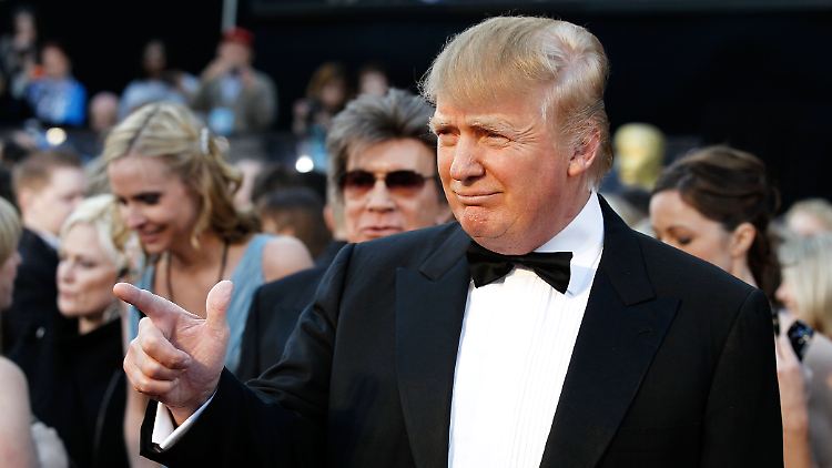 Let's make the Oscars great again: 2011 war Donald Trump selbst Gast bei der Zeremonie.