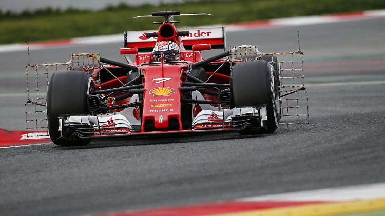 Göttlich: Kimi Räikkönen im Ferrari.