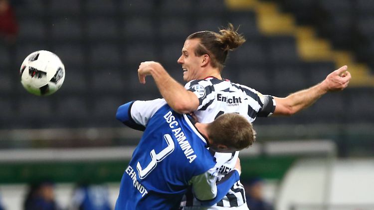 Alex Meier war vorn meist auf sich gestellt.