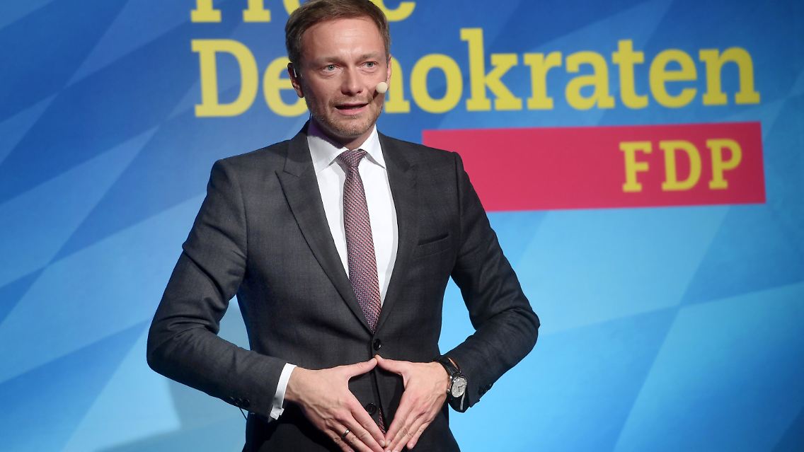 An wen denkt FDP-Chef Lindner hier bloß?