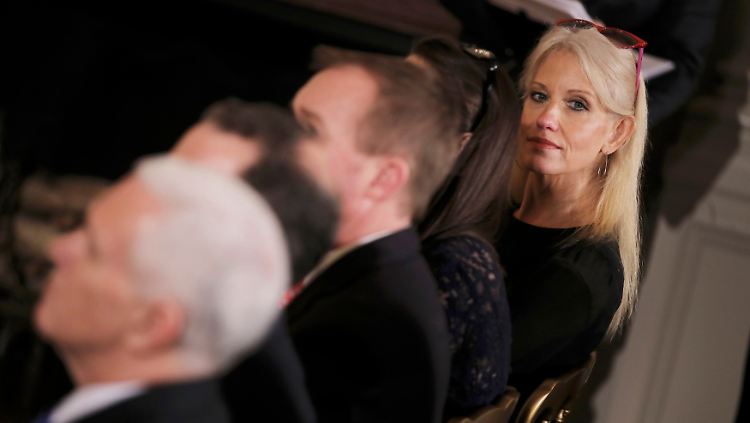 Beruft sich neuerdings auf "Fake News" anderer: Kellyanne Conway. 