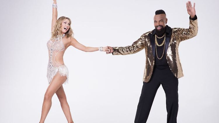 Kann das was werden? Mr. T mit seiner Tanzpartnerin Kym Johnson-Herjavec.