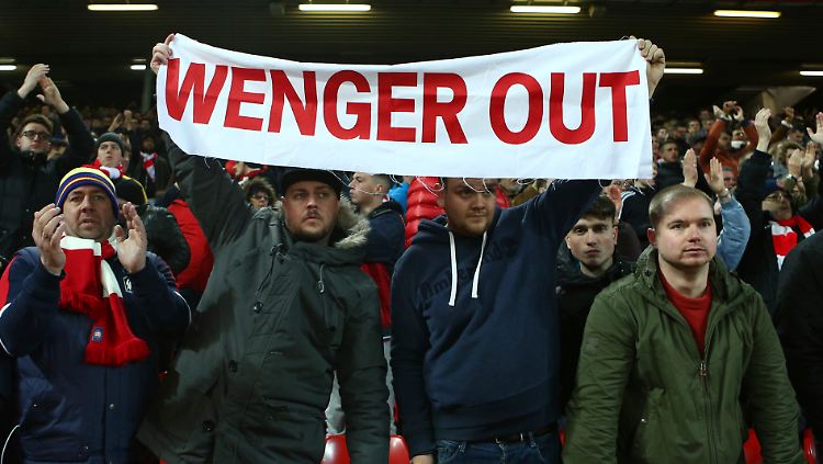 Bei den Fans hat Arsene Wenger seinen Kredit langsam aber sicher verspielt.