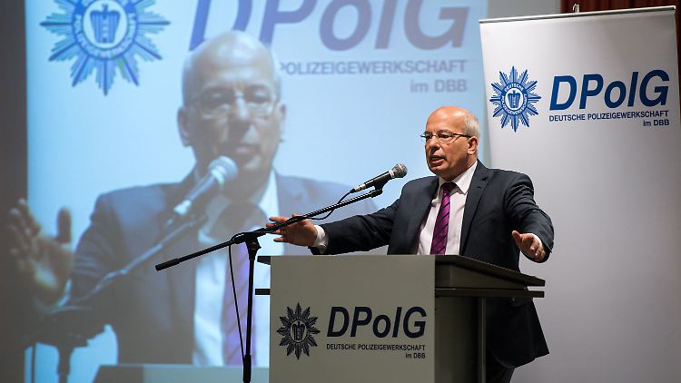 Fordert gegen Kriminelle meist hartes Durchgreifen: Gewerkschaftsboss Rainer Wendt.
