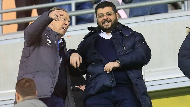 Präsident Peter Cassalette und Großinvestor Hasan Ismaik führen den TSV 1860 München.