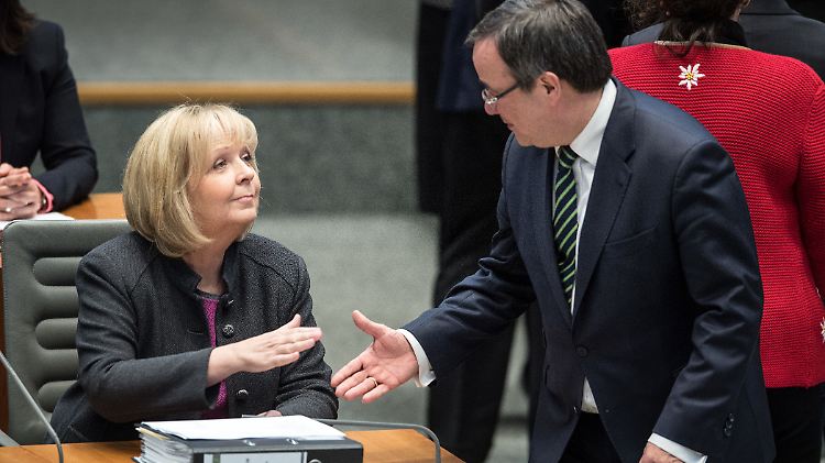Nur einer kann gewinnen: Hannelore Kraft und Armin Laschet.