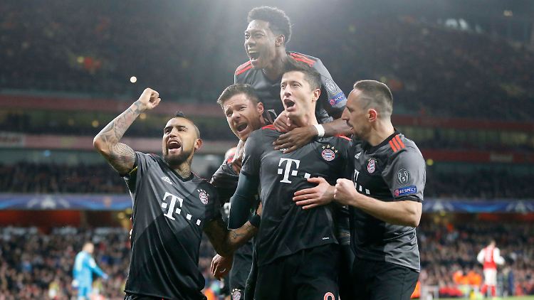 Hatten gleich fünf Mal Grund, so richtig auszurasten: die Bayern
