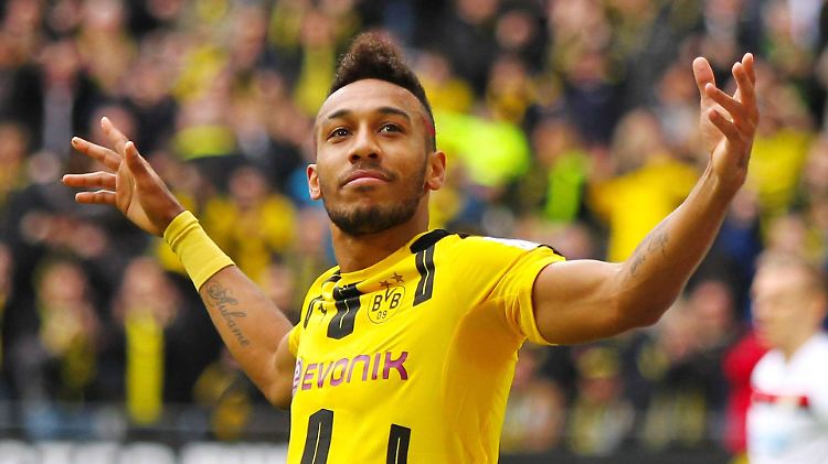 Diesen kraftstrotzenden Pierre-Emerick Aubameyang brauchen sie heute Abend in Dortmund.