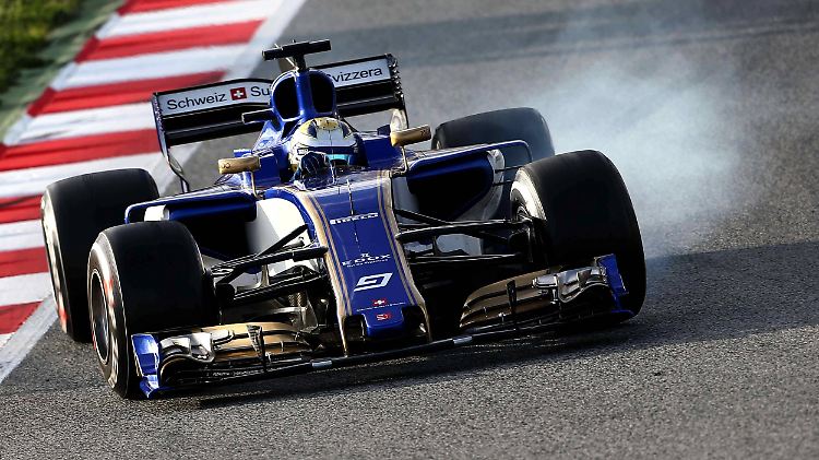 Endlich auf der Strecke: Pascal Wehrlein in seinem Sauber.