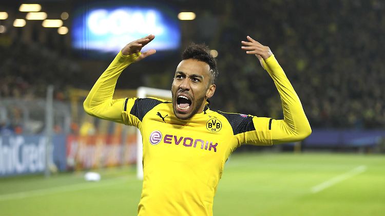Pierre-Emerick Aubameyang schnürte gegen Benfica einen Dreierpack.