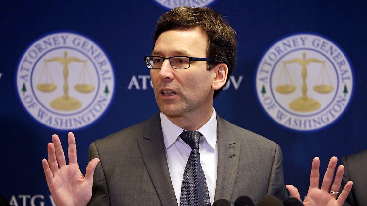Bob Ferguson ist der Attorney General des Bundesstaats Washington, also der Generalstaatsanwalt.