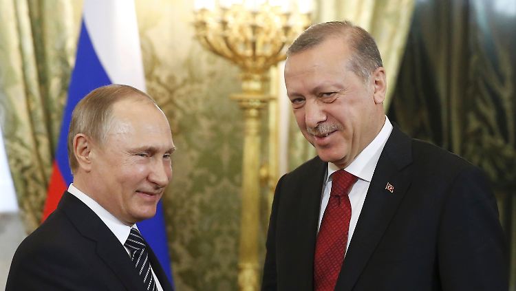 Auf einer Wellenlänge? Erdogan und Putin zelebrieren eine Freundschaft, von der beide profitieren.
