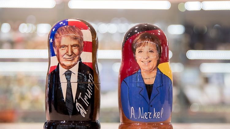 Trump und Merkel: Zwei politische Welten, die unterschiedlicher kaum sein könnten.