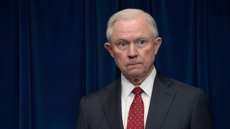 Jeff Session ist Trumps Attorney General, also der Justizminister.