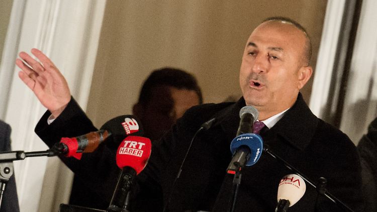 Cavusoglu vor einigen Tagen in Hamburg.