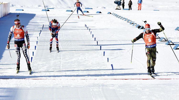 Endlich wieder Erster: Arnd Peiffer.