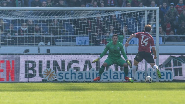 Martin Harnik bescherte Hannover einen Heimsieg über 1860 München, das weiter in Abstiegsgefahr ist.