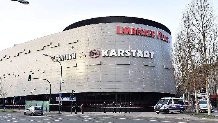 Das Einkaufszentrum in Essen blieb aus Sicherheitsgründen am Samstag den ganzen Tag geschlossen.