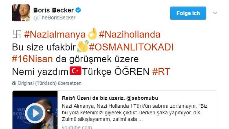 Unter anderem der Twitter-Kanal von Boris Becker war ein Ziel der Hacker.